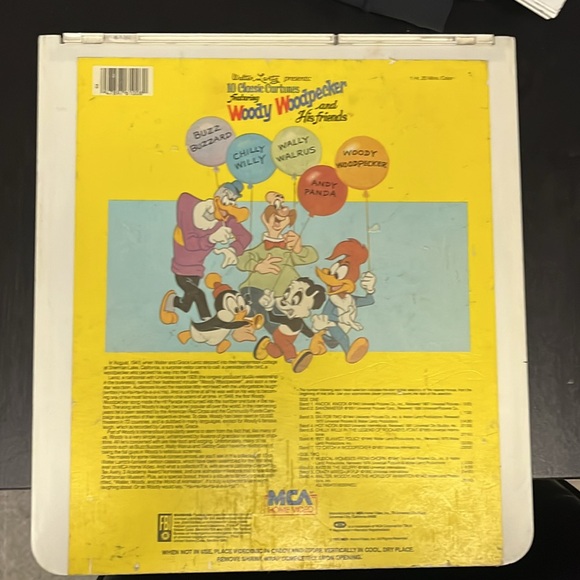 Woody Woodpecker cartunes/cartoons videodisc - Picture 2 of 2